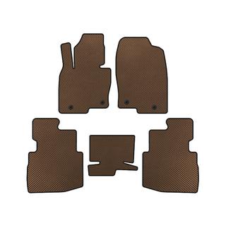 EVA Floor Mats (2 Rows, 7-Seater, Brown)