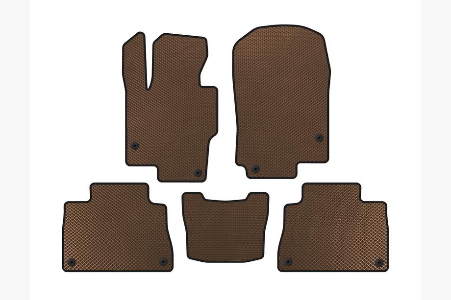 Mercedes GLE coupe C167 2019- EVA Floor Mats (Brown) Image