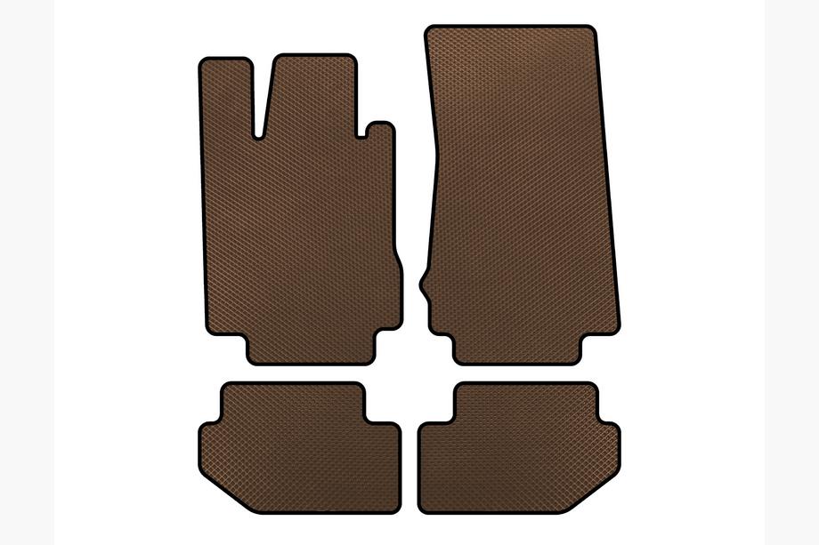 Mercedes CL-class C215 1999-2006 EVA Floor Mats (Brown) Photo 1