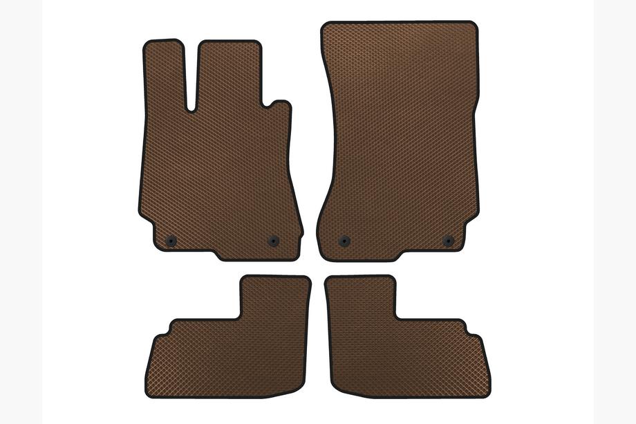 Mercedes CL-class C216 2006-2014 EVA Floor Mats (Brown) Image