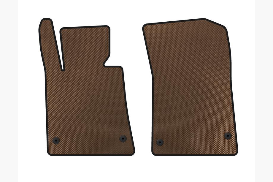 Mercedes SLK R172 2011-2016 EVA Floor Mats (Roadster, Brown) Image