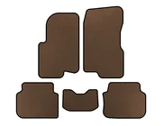 Smart 1998-2007 EVA Floor Mats (2003-2007, Forfour, Brown) photo 1