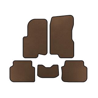 EVA Floor Mats (2003-2007, Forfour, Brown) Smart 1998-2007