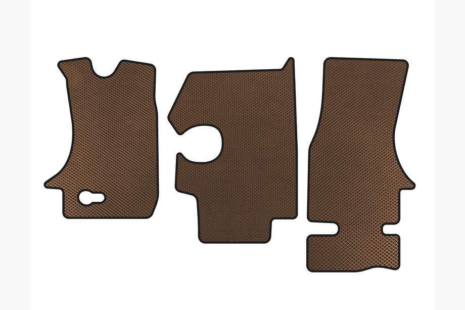Mercedes T2 (507-814) 1967-1996 EVA Floor Mats (Brown) Image