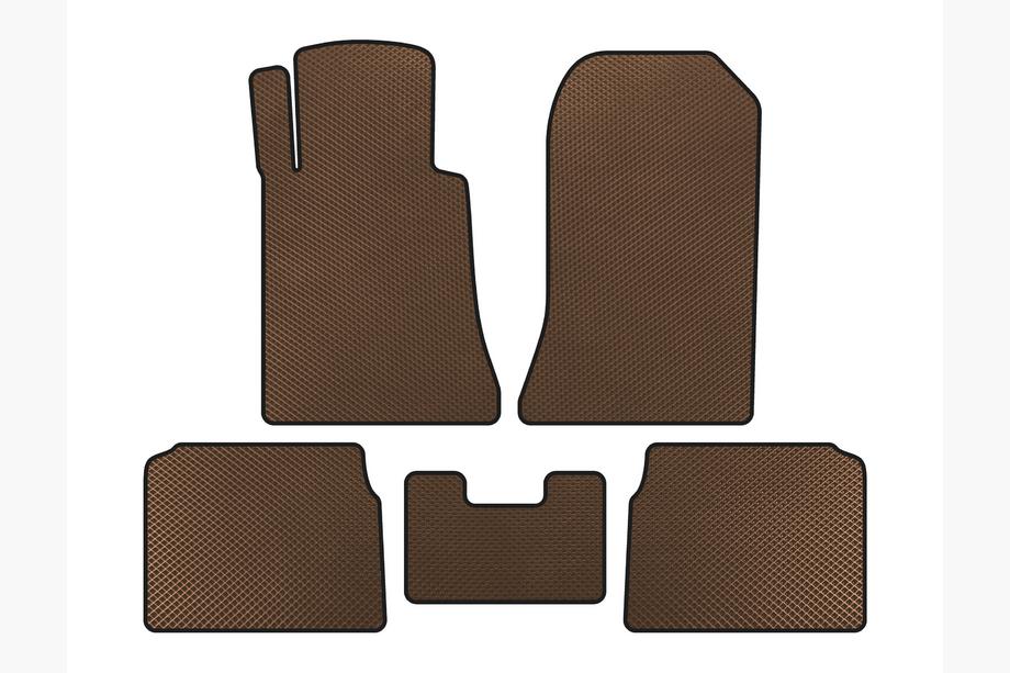 Mercedes E-class W124 1984–1997 EVA Floor Mats (SD, Brown) Image