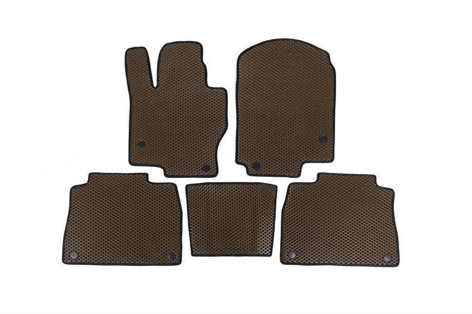 Mercedes GLE W167 2018- EVA Floor Mats (Brown) Image