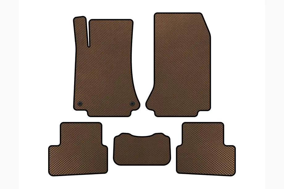 Mercedes A-class W176 2012-2018 EVA Floor Mats (Brown) Image