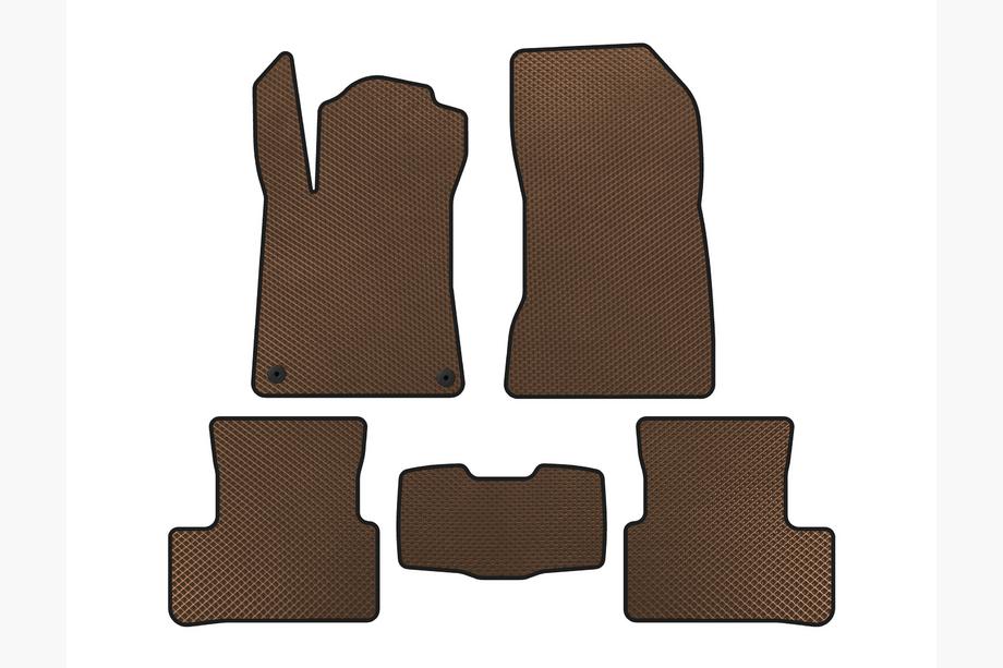 Mercedes A-class W177 2018- EVA Floor Mats (Brown) Image