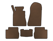 Mercedes W201 (190) 1982-1993 EVA Floor Mats (SD, Brown) photo 1