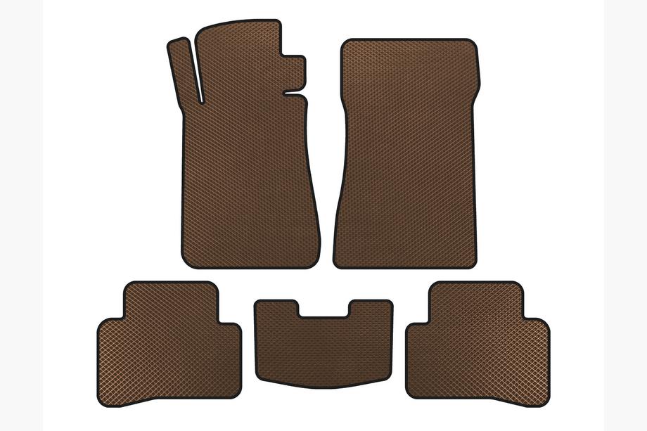 Mercedes C-class W202 1993-2001 EVA Floor Mats (SD, Brown) Image