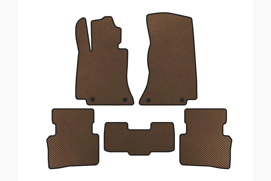 Mercedes C-class W206 2022- EVA Floor Mats (SD, Brown) Image