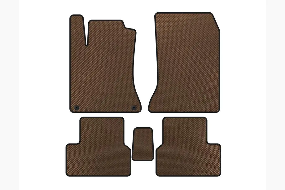 Mercedes B-class W246 2011-2018 EVA Floor Mats (2011-2014, Brown) Image