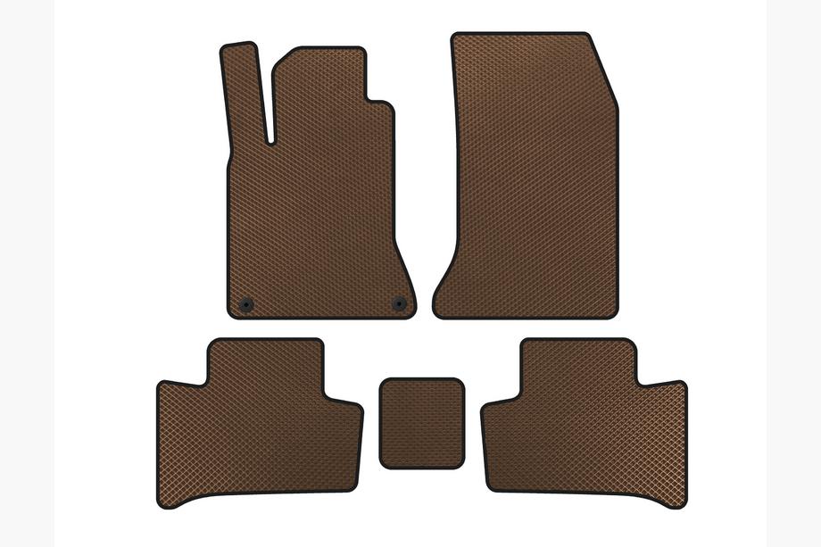 Mercedes B-class W246 2011-2018 EVA Floor Mats (2015-2018, Brown) Image