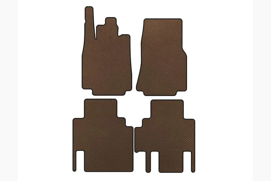 Mercedes Vaneo W414 2001-2005 EVA Floor Mats (Brown) Image