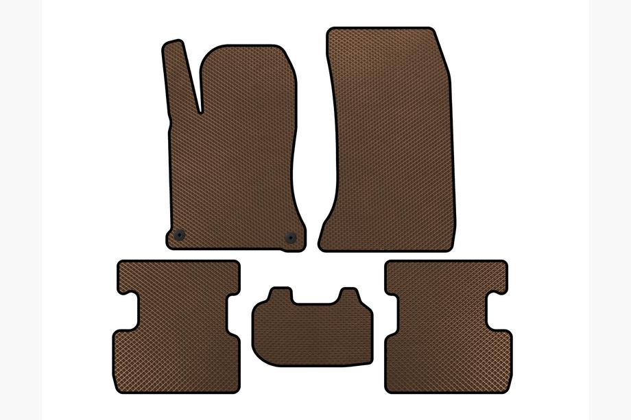 Mercedes GLA X156 2014-2019 EVA Floor Mats (Brown) Image