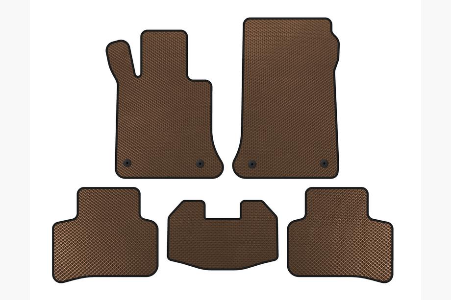 Mercedes GLK class X204 2008-2015 EVA Floor Mats (Brown) Image