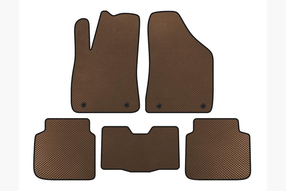 MG 350 2010-2016 EVA Floor Mats (Brown) Image