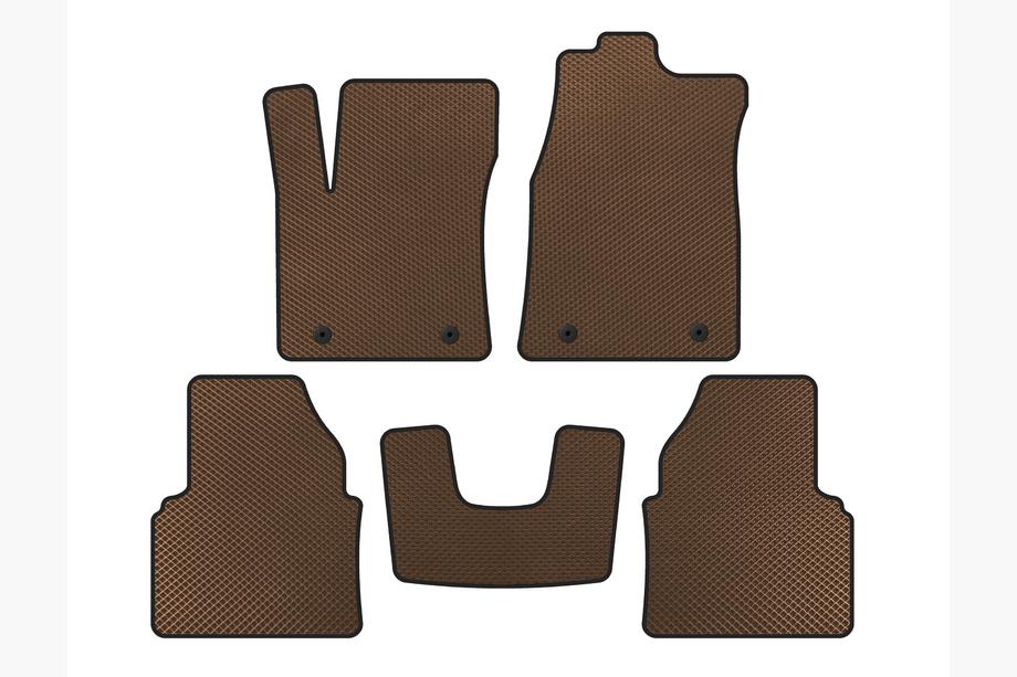 MG 550 2008-2014 EVA Floor Mats (Brown) Image