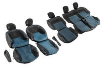 Peugeot Partner Tepee 2008-2018 Car Seat Covers (Fabric and Leatherette, Premium) Front Seats photo 3