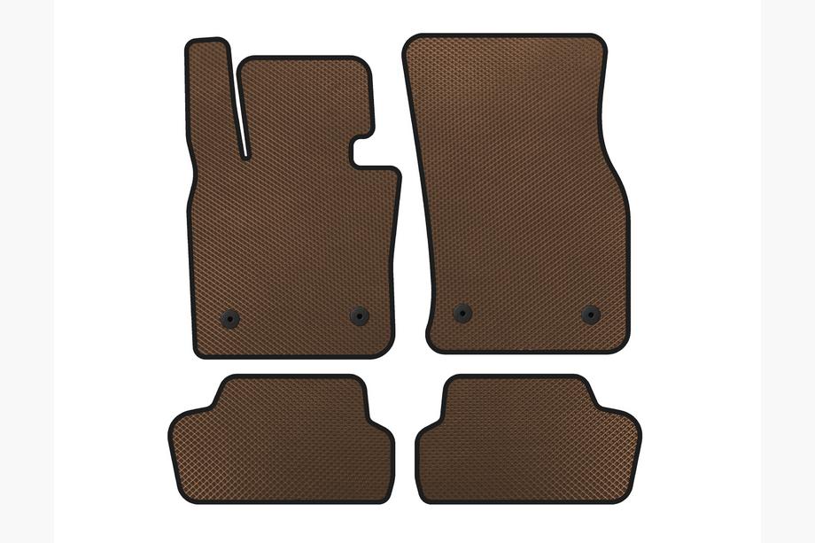 Mini Cooper F55/56/57 2014-2023 EVA Floor Mats (for F56, Brown) Image