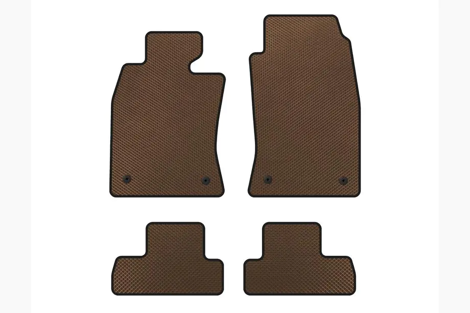 Mini Cooper R50/52/53 2000-2006 EVA Floor Mats (for R50, Brown) Image