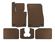 Mini Cooper F55/56/57 2014-2023 EVA Floor Mats (for S F55, 5-Door, Brown) photo 1