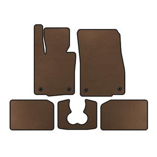 EVA Floor Mats (for S F55, 5-Door, Brown) Mini Cooper F55/56/57 2014-2023