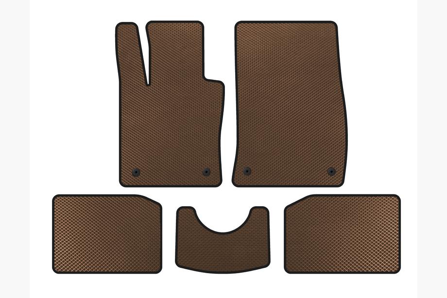 Mini Countryman R60 2010-2017 EVA Floor Mats (SD Trim, Brown) Image