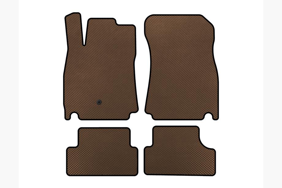 Mitsubishi Eclipse Cross 2017- EVA Floor Mats (Coupe, Brown) Image