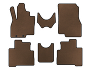 Mitsubishi Grandis 2003-2011 EVA Floor Mats (2 Rows, Brown) photo 1