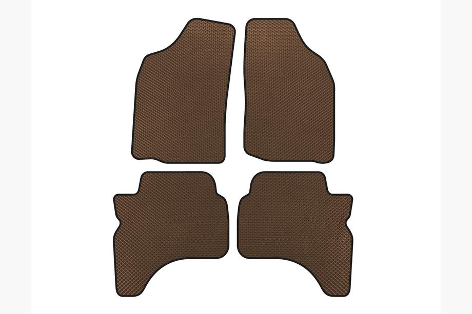 Mitsubishi L200 1996-2006 EVA Floor Mats (Brown) Image