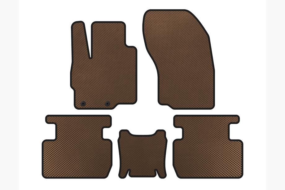 Mitsubishi Outlander 2021- EVA Floor Mats (Brown) Image