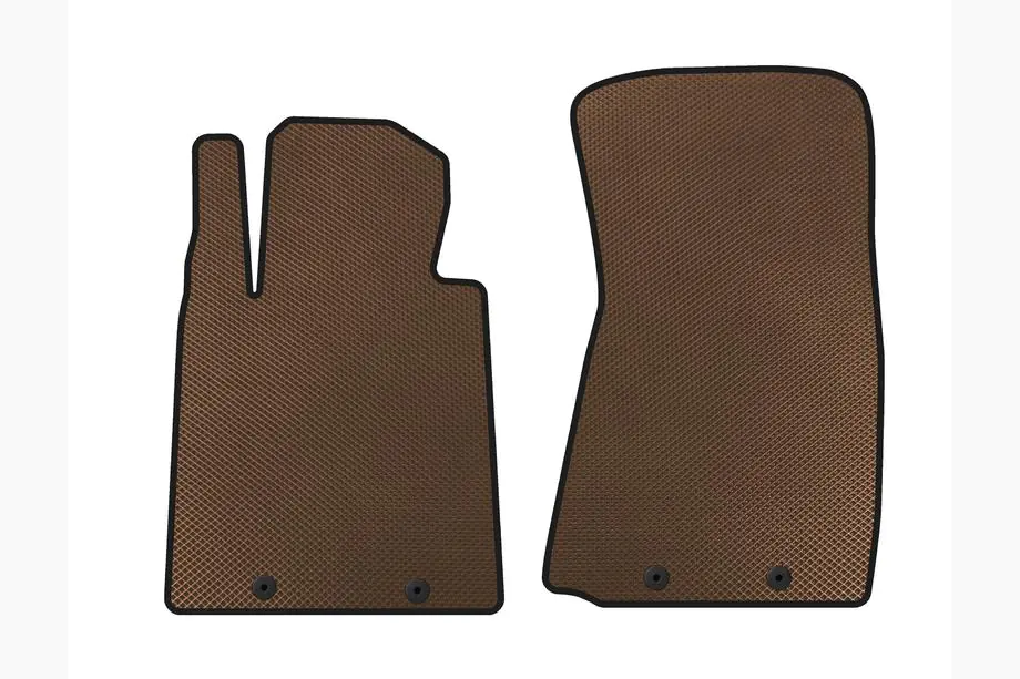 Nissan 370Z 2008-2021 EVA Floor Mats (Coupe, Brown) Image