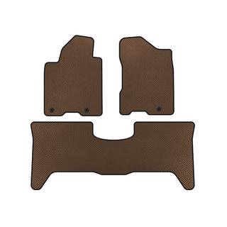 EVA Floor Mats (2 Rows, 2003-2008, Brown) Nissan Armada 2003-2015