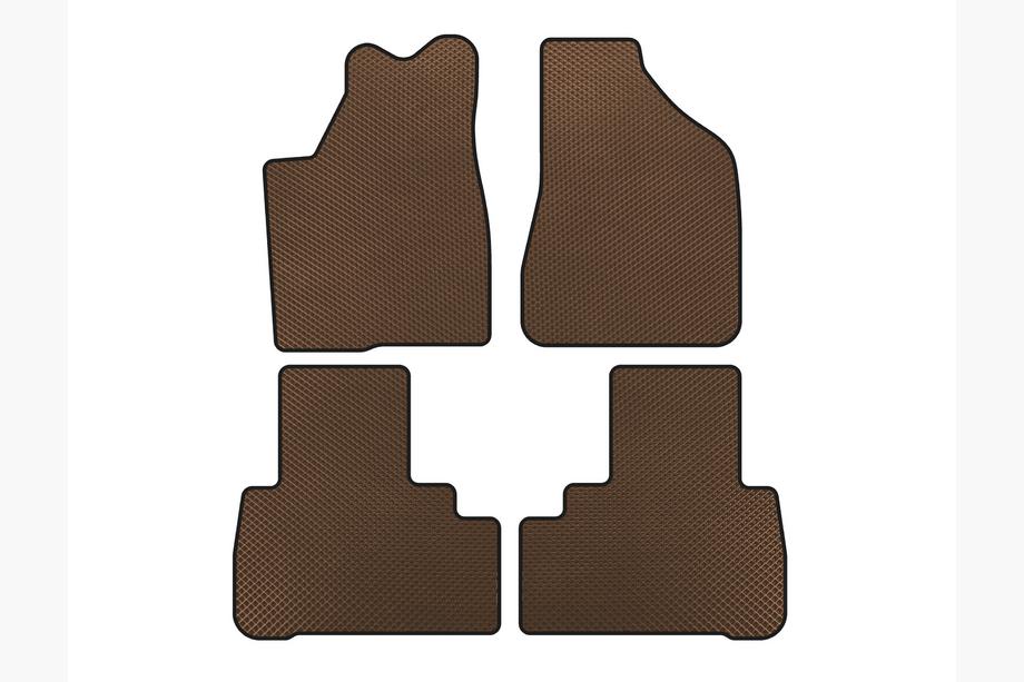 Nissan Murano 2002-2008 EVA Floor Mats (Brown) Image
