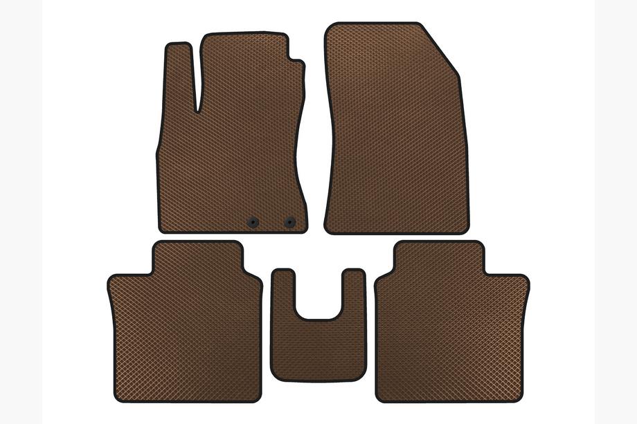 Nissan Note 2012-2020 EVA Floor Mats (HB, Brown) Image