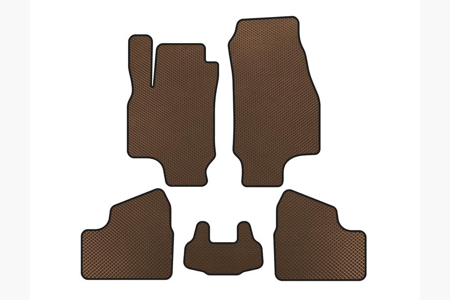 Opel Astra G classic 1998-2012 EVA Floor Mats (SD, Brown) Image