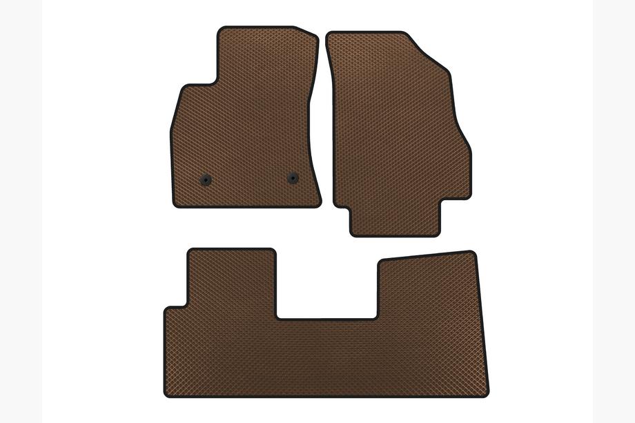 Opel Combo 2012-2018 EVA Floor Mats (Brown) Image
