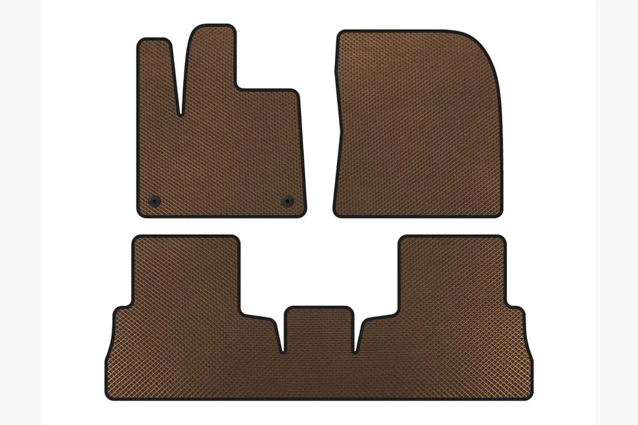 Opel Combo 2019- EVA Floor Mats (Brown) Image