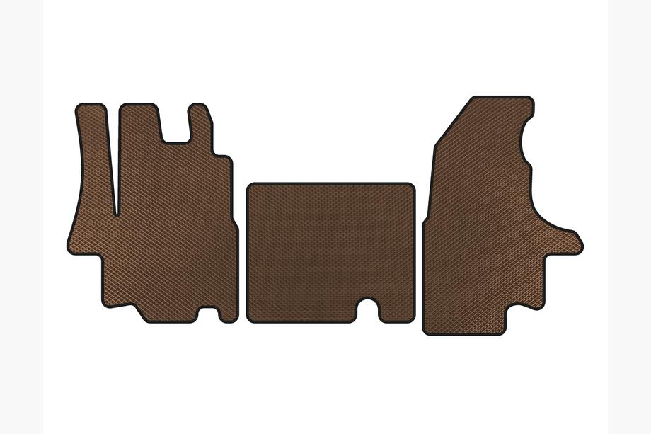 Opel Movano 2004-2010 EVA Floor Mats (Brown) Image