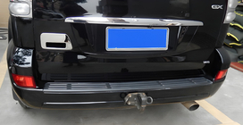 Toyota Land Cruiser Prado 120 2002-2009 Chrome Tailgate Handle Cover (Stainless Steel) OmsaLine - Italian Stainless Steel photo 4