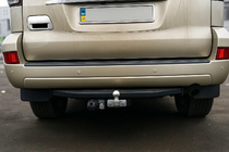 Toyota Land Cruiser Prado 120 2002-2009 Chrome Tailgate Handle Cover (Stainless Steel) OmsaLine - Italian Stainless Steel photo 3