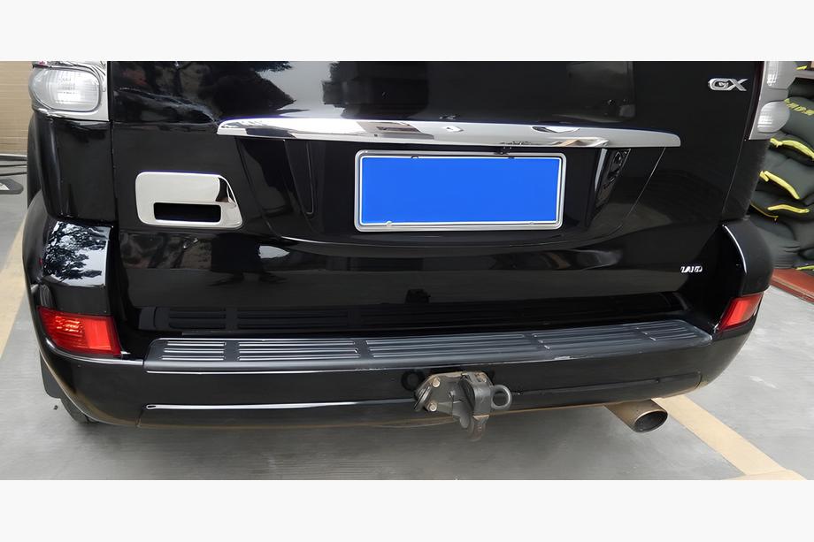 Toyota Land Cruiser Prado 120 2002-2009 Chrome Tailgate Handle Cover (Stainless Steel) Carmos - Turkish Stainless Steel Photo 4