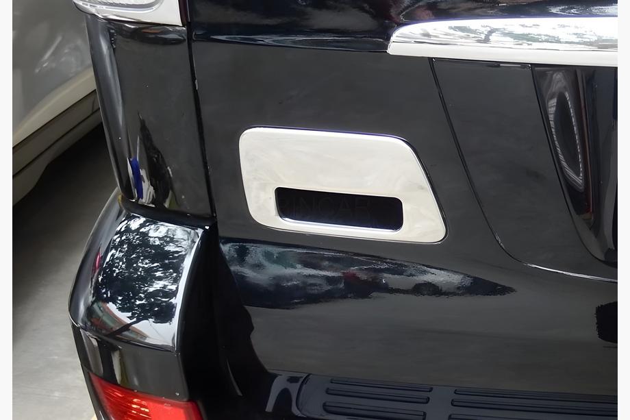 Toyota Land Cruiser Prado 120 2002-2009 Chrome Tailgate Handle Cover (Stainless Steel) Carmos - Turkish Stainless Steel Photo 5