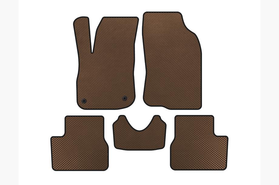 Peugeot 2008 2013-2019 EVA Floor Mats (Brown) Photo 1