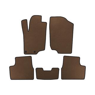 EVA Floor Mats (HB, 5-Door, Brown) Peugeot 207 2006–2014