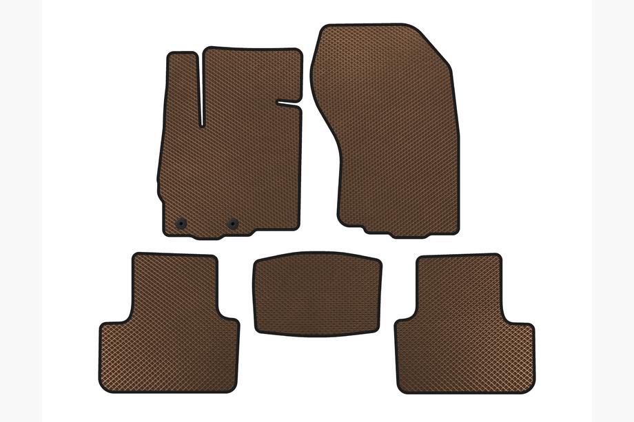 Peugeot 4008 2012-2017 EVA Floor Mats (Brown) Image