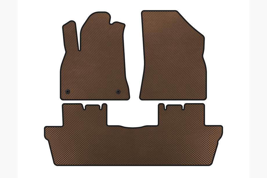 Peugeot 5008 2009-2016 EVA Floor Mats (Brown) Image