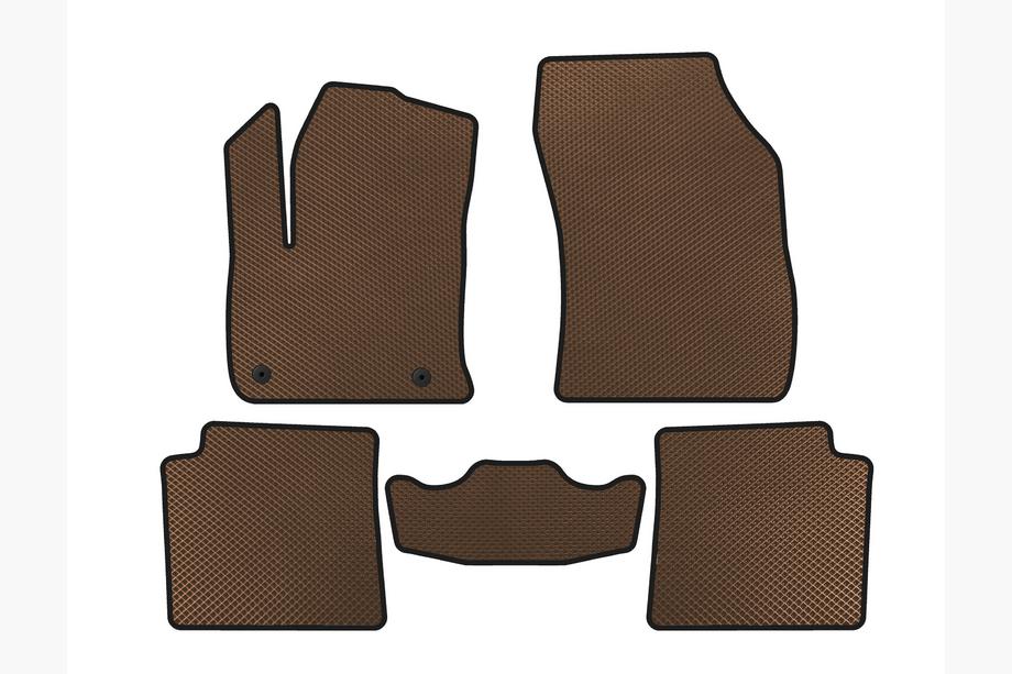 Peugeot 2008 2019- EVA Floor Mats V1 (Electric, Brown) Image