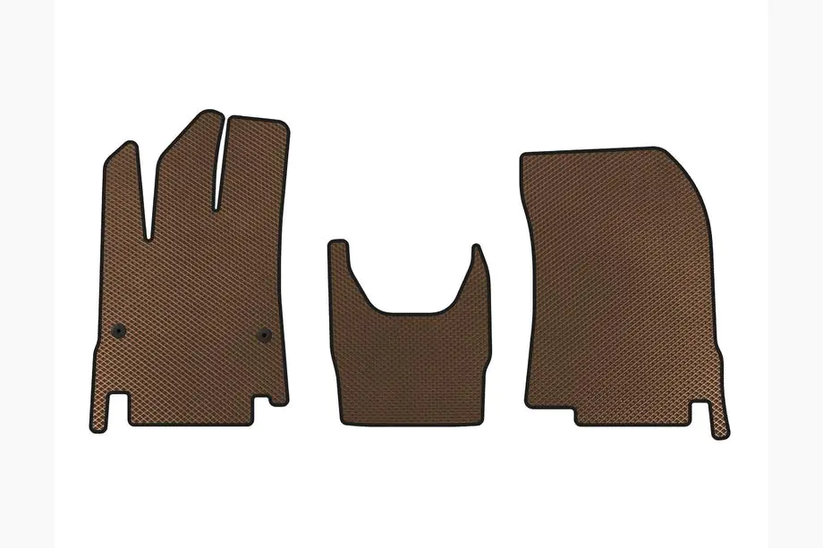 Peugeot Partner/Rifter 2019- EVA Floor Mats (Brown) Image